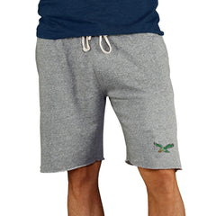 Concepts Sport Throwback Logo Mainstream Terry Shorts - Philadelphia Eagles