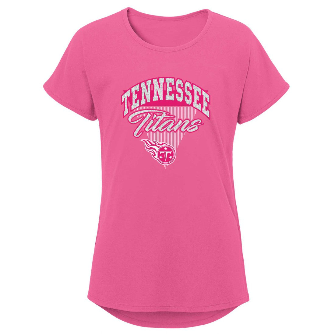 Girls Youth Playtime Dolman T-Shirt - Tennessee Titans