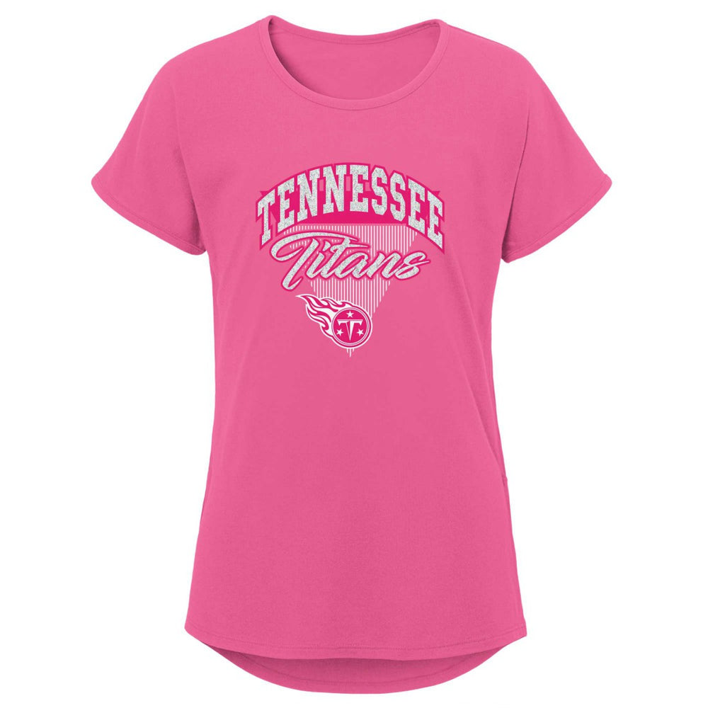 Girls Youth Playtime Dolman T-Shirt - Tennessee Titans
