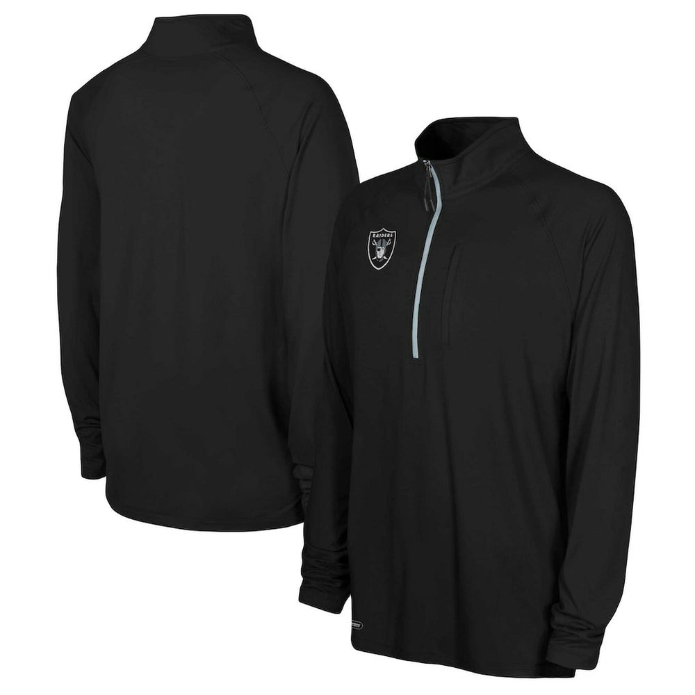 Combine Authentic Raglan Quarter-Zip Top - Las Vegas Raiders
