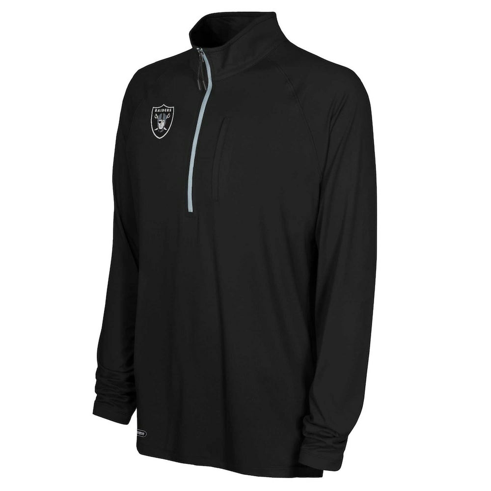 Combine Authentic Raglan Quarter-Zip Top - Las Vegas Raiders