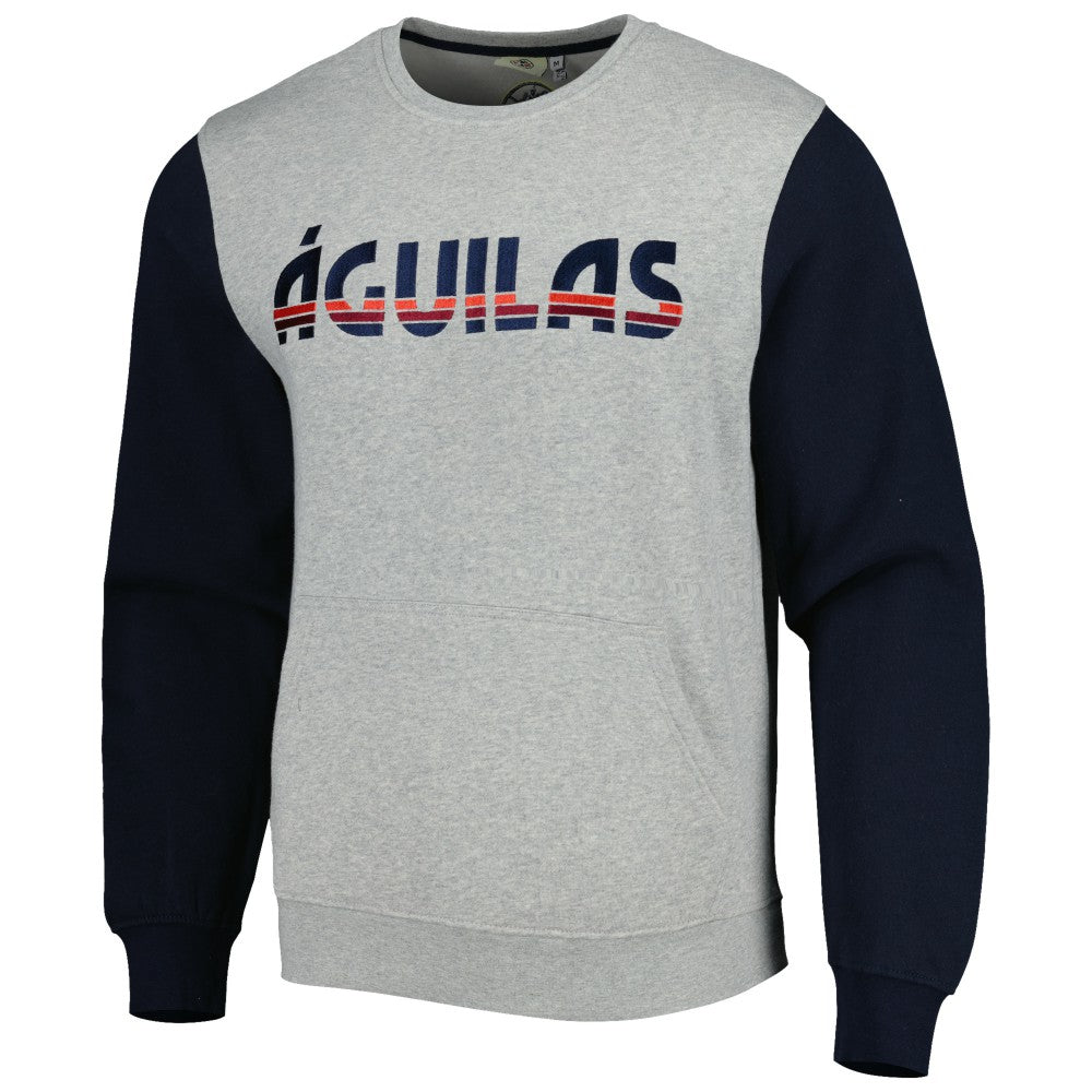 Club America Kangaroo Pullover Sweatshirt -  Gray/Navy