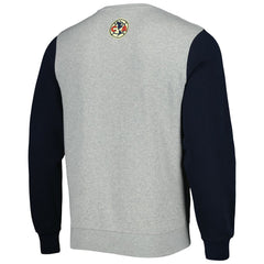 Club America Kangaroo Pullover Sweatshirt -  Gray/Navy