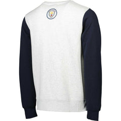 Manchester City Kangaroo Pullover Sweatshirt -  Gray/Navy