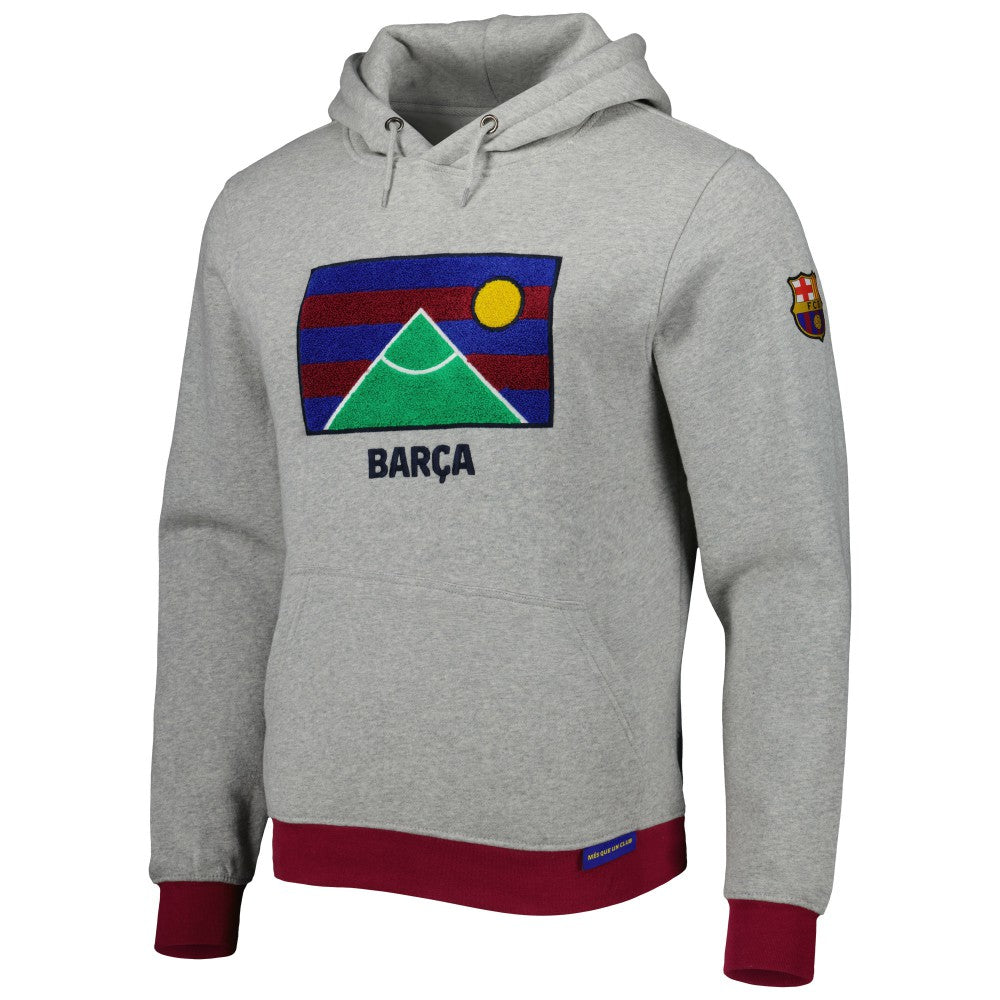 Barcelona Lifestyle Pullover Hoodie -  Heather Gray