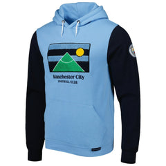Manchester City Lifestyle Pullover Hoodie -  Sky Blue/Navy