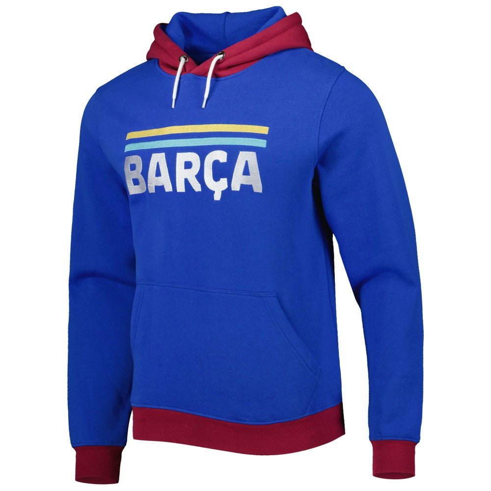 Barcelona Outdoor Pullover Hoodie -  Blue