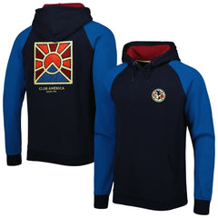 Club America Pride Raglan Pullover Hoodie -  Navy/Blue
