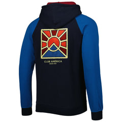 Club America Pride Raglan Pullover Hoodie -  Navy/Blue