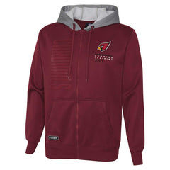 Combine Authentic Field Play Full-Zip Hoodie Sweatshirt - Arizona Cardinals