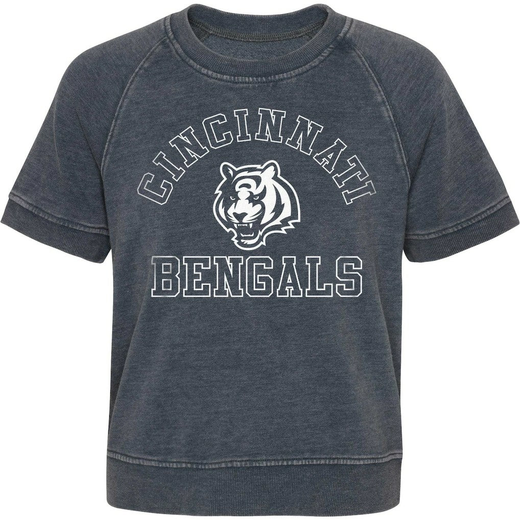 Girls Juniors Cheer Squad Raglan T-Shirt - Cincinnati Bengals