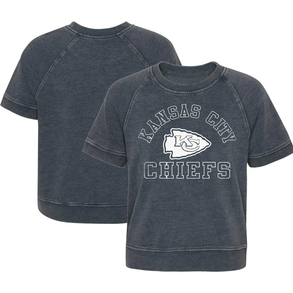 Girls Juniors Cheer Squad Raglan T-Shirt - Kansas City Chiefs