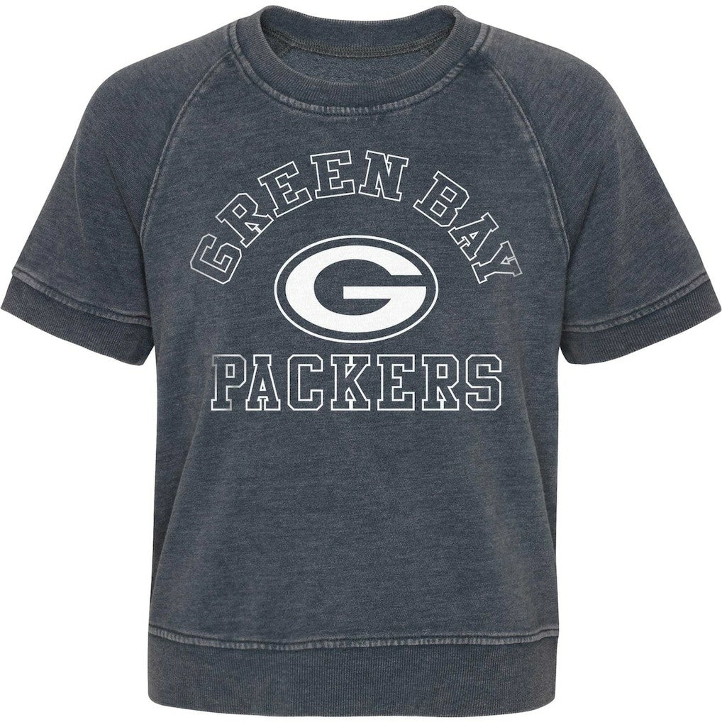 Girls Juniors Cheer Squad Raglan T-Shirt - Green Bay Packers