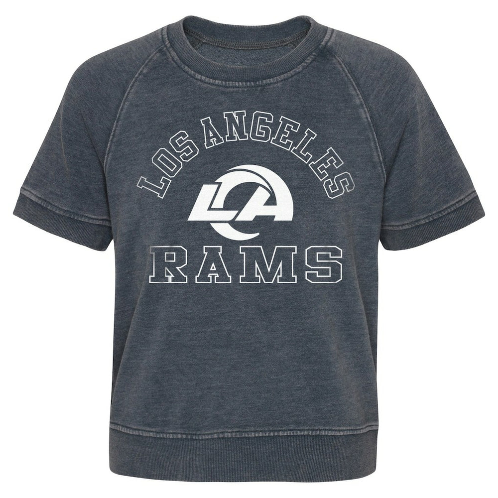 Girls Juniors Cheer Squad Raglan T-Shirt - Los Angeles Rams