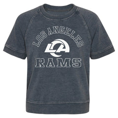Girls Juniors Cheer Squad Raglan T-Shirt - Los Angeles Rams