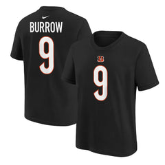 Joe Burrow  Youth Player Name & Number T-Shirt - Cincinnati Bengals