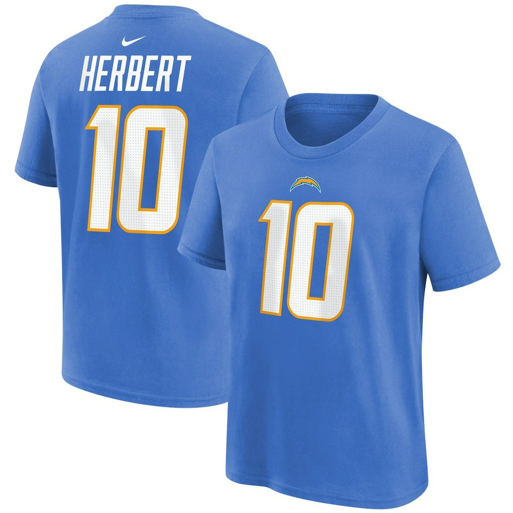 Justin Herbert  Youth Player Name & Number T-Shirt - Los Angeles Chargers