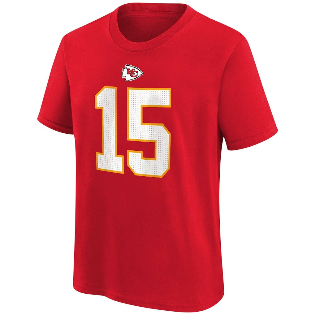 Patrick Mahomes  Youth Player Name & Number T-Shirt - Kansas City Chiefs