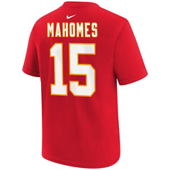 Patrick Mahomes  Youth Player Name & Number T-Shirt - Kansas City Chiefs