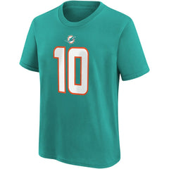 Tyreek Hill  Youth Player Name & Number T-Shirt - Miami Dolphins