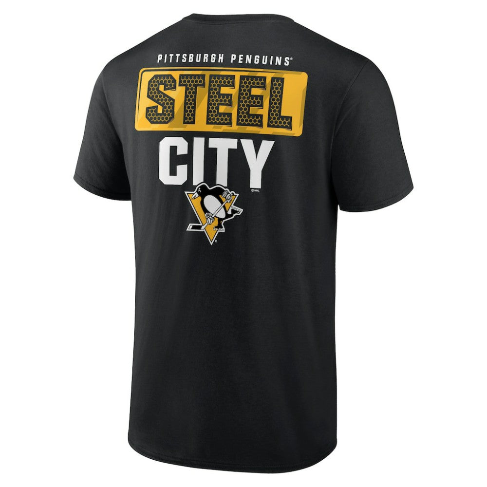 NHL Black Pittsburgh Penguins Territorial T-Shirt