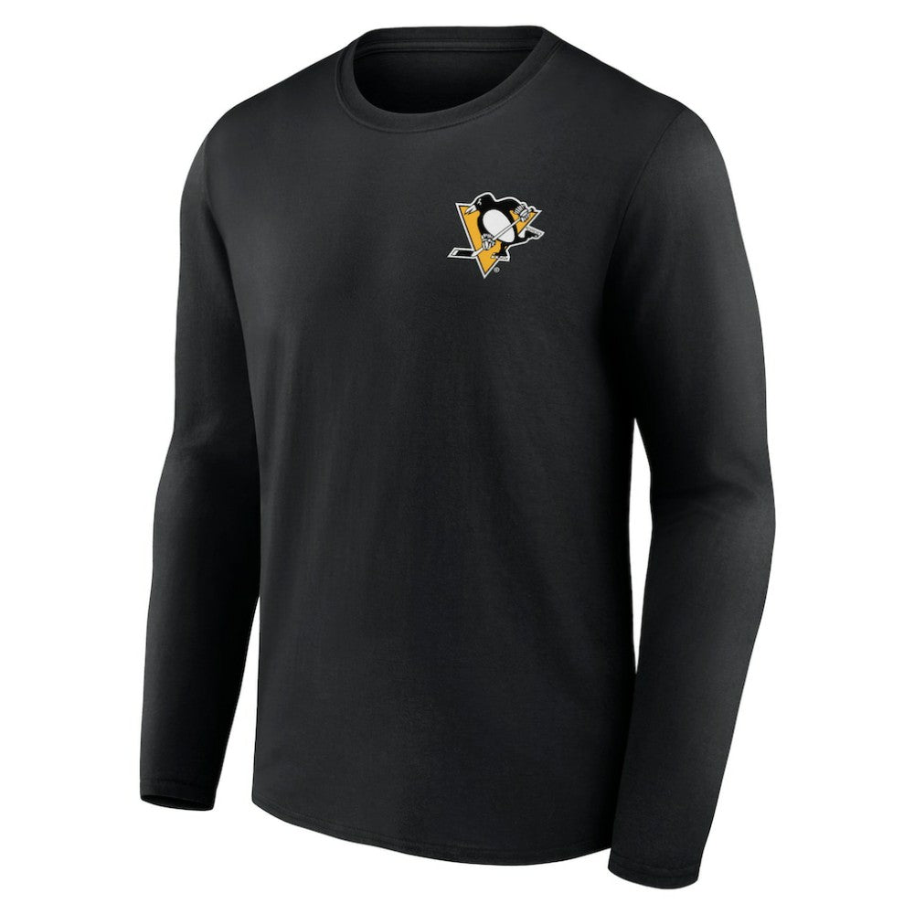 NHL Black Pittsburgh Penguins Territorial Long Sleeve T-Shirt