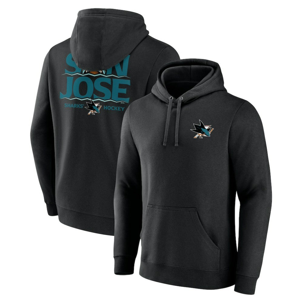 NHL Black San Jose Sharks Territorial Pullover Hoodie