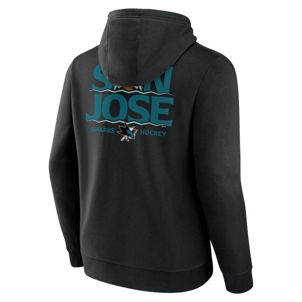 NHL Black San Jose Sharks Territorial Pullover Hoodie