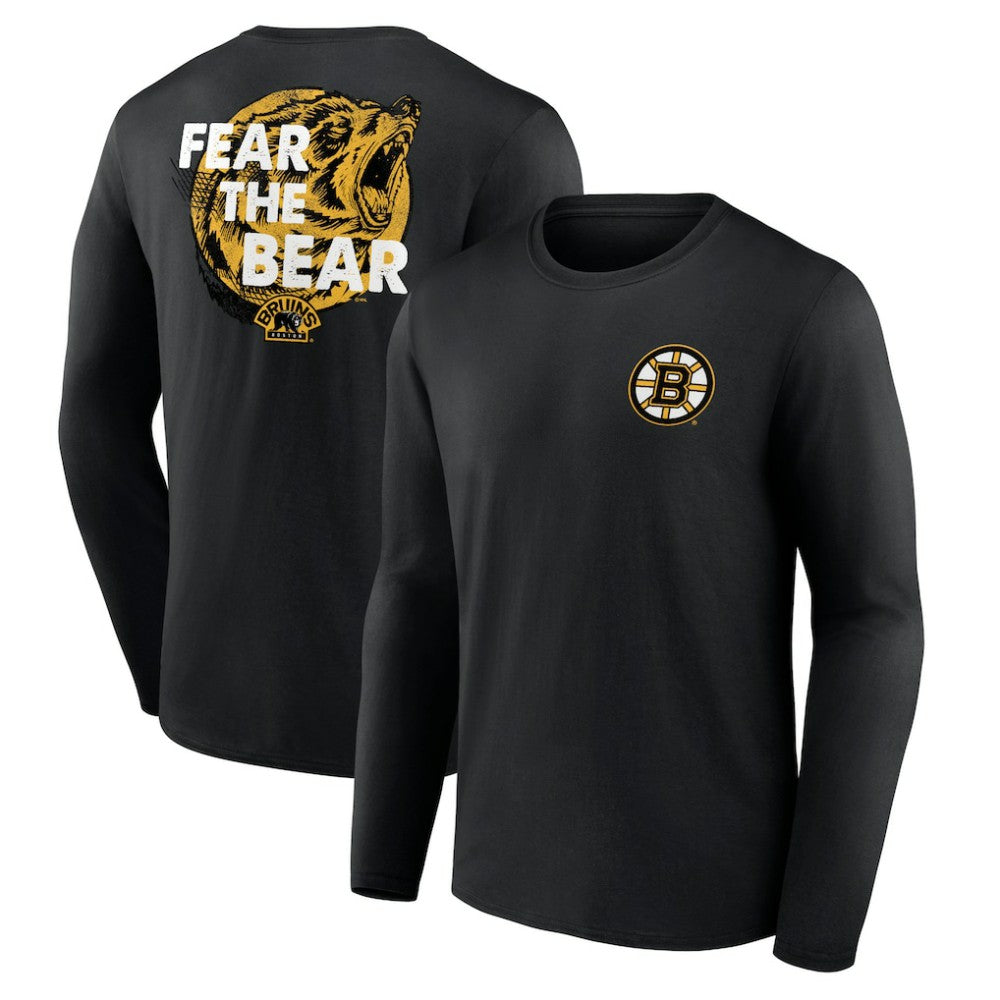 NHL Black Boston Bruins Territorial Long Sleeve T-Shirt