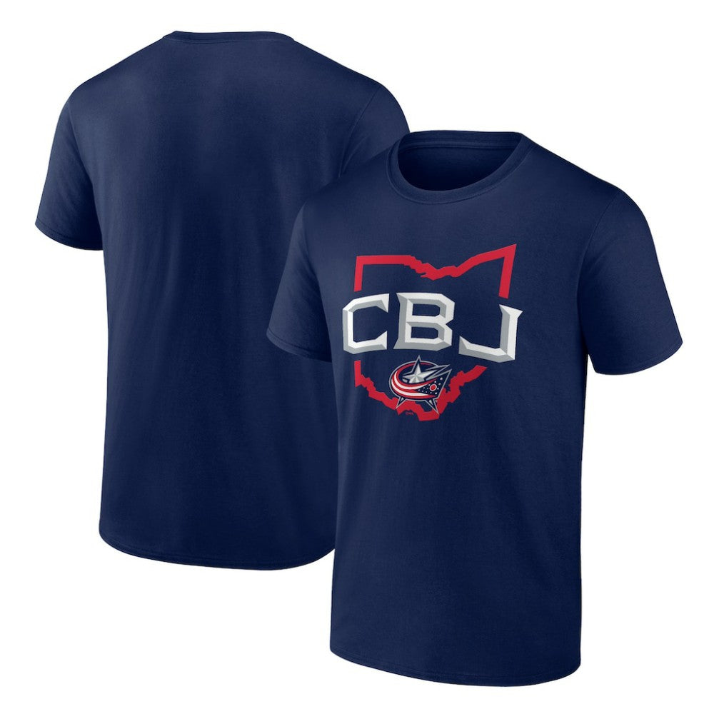 NHL Navy Columbus Blue Jackets Represent T-Shirt