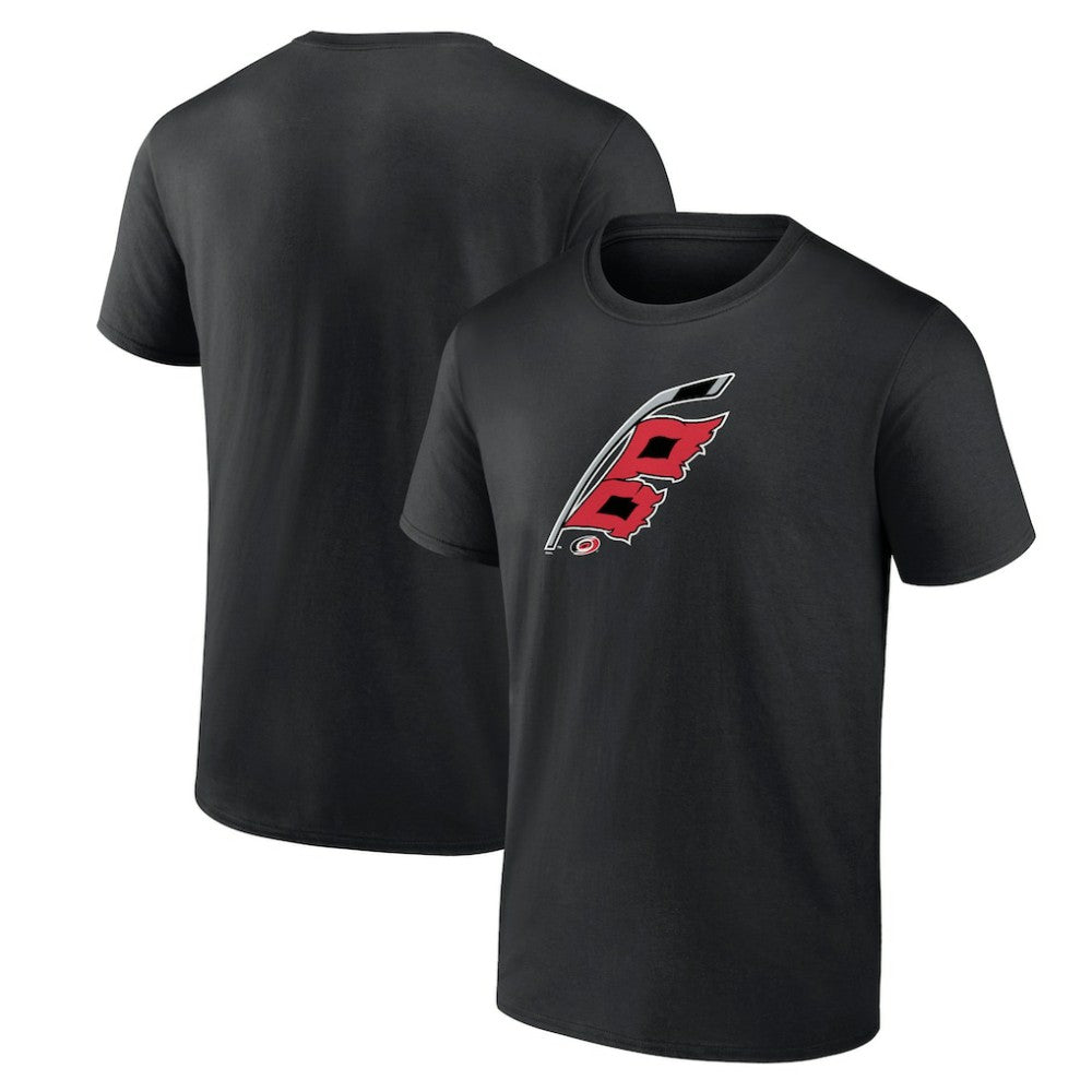 NHL Black Carolina Hurricanes Alternate Logo T-Shirt