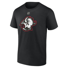 NHL Black Buffalo Sabres Alternate Logo T-Shirt