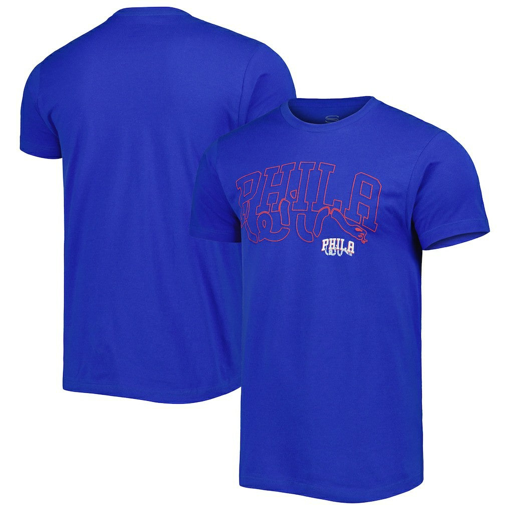 NBA Philadelphia 76ers Stadium Essentials Unisex Element Logo Pop T-Shirt