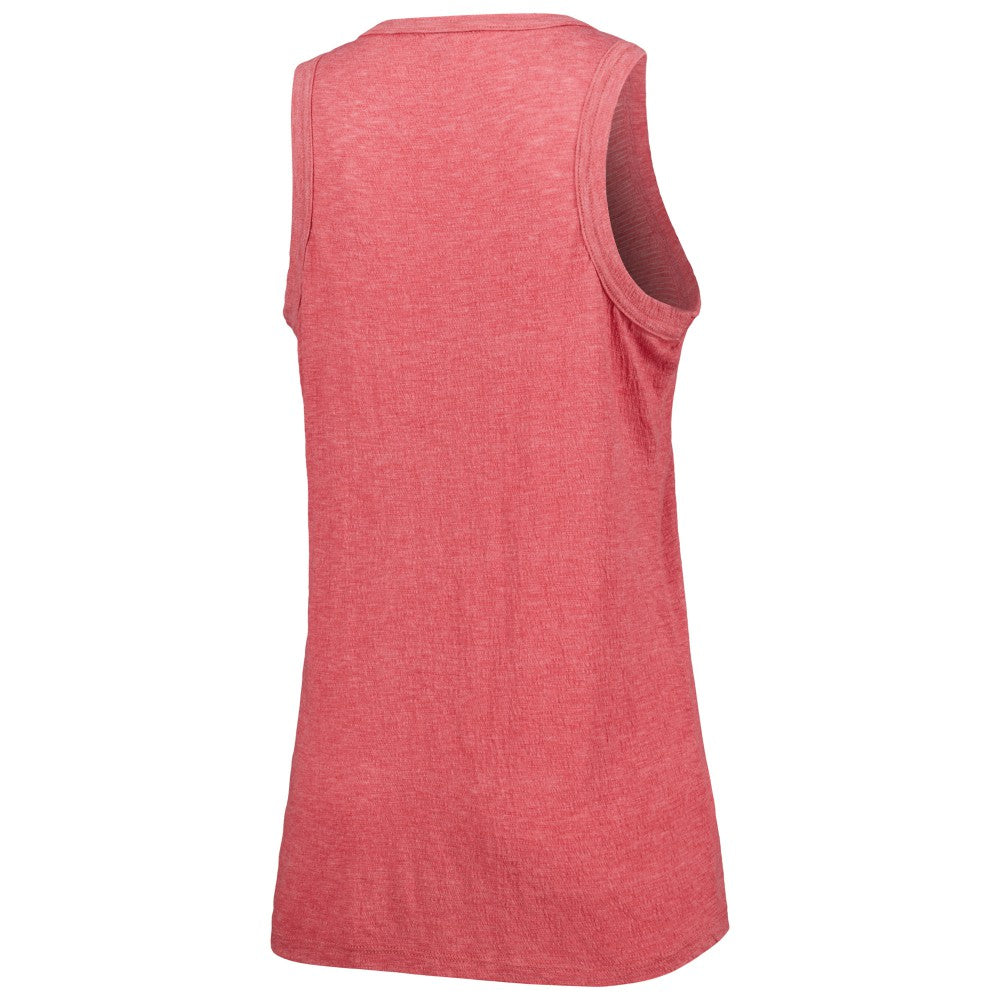MLB Los Angeles Angels Soft as a Grape Women's Tri-Blend Tank Top
