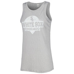 MLB Chicago White Sox Soft as a Grape Women's Tri-Blend Tank Top