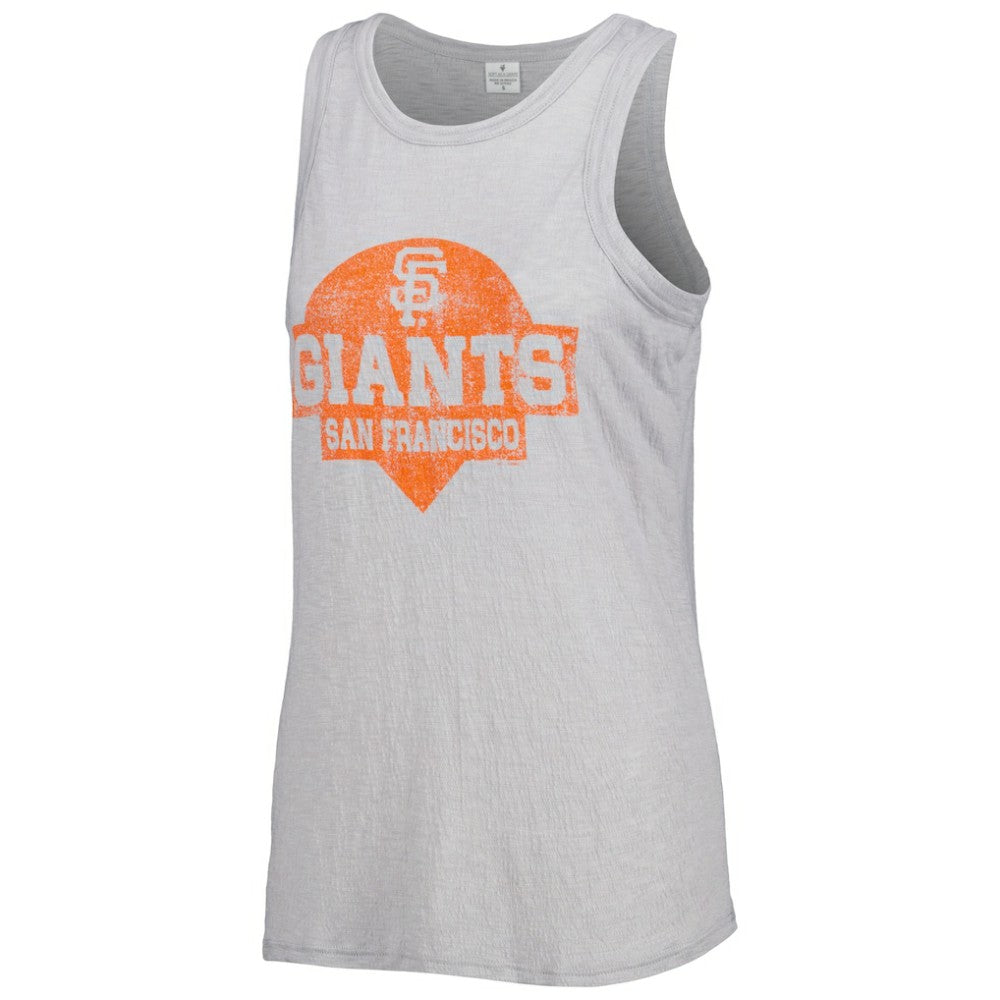 MLB San Francisco Giants Soft as a Grape Women's Tri-Blend Tank Top