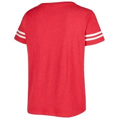 MLB Washington Nationals Soft as a Grape Women's Plus Size V-Neck Jersey T-Shirt
