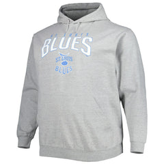 NHL Heather Gray St. Louis Blues Fanatics Special Edition 2.0 Big & Tall Wordmark Pullover Hoodie
