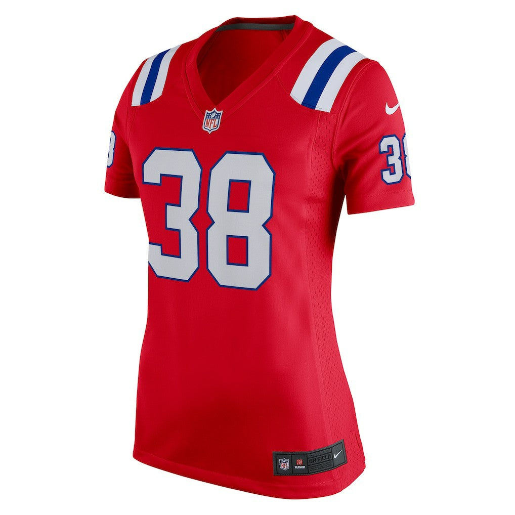 Rhamondre Stevenson  Women's Team Game Jersey - New England Patriots