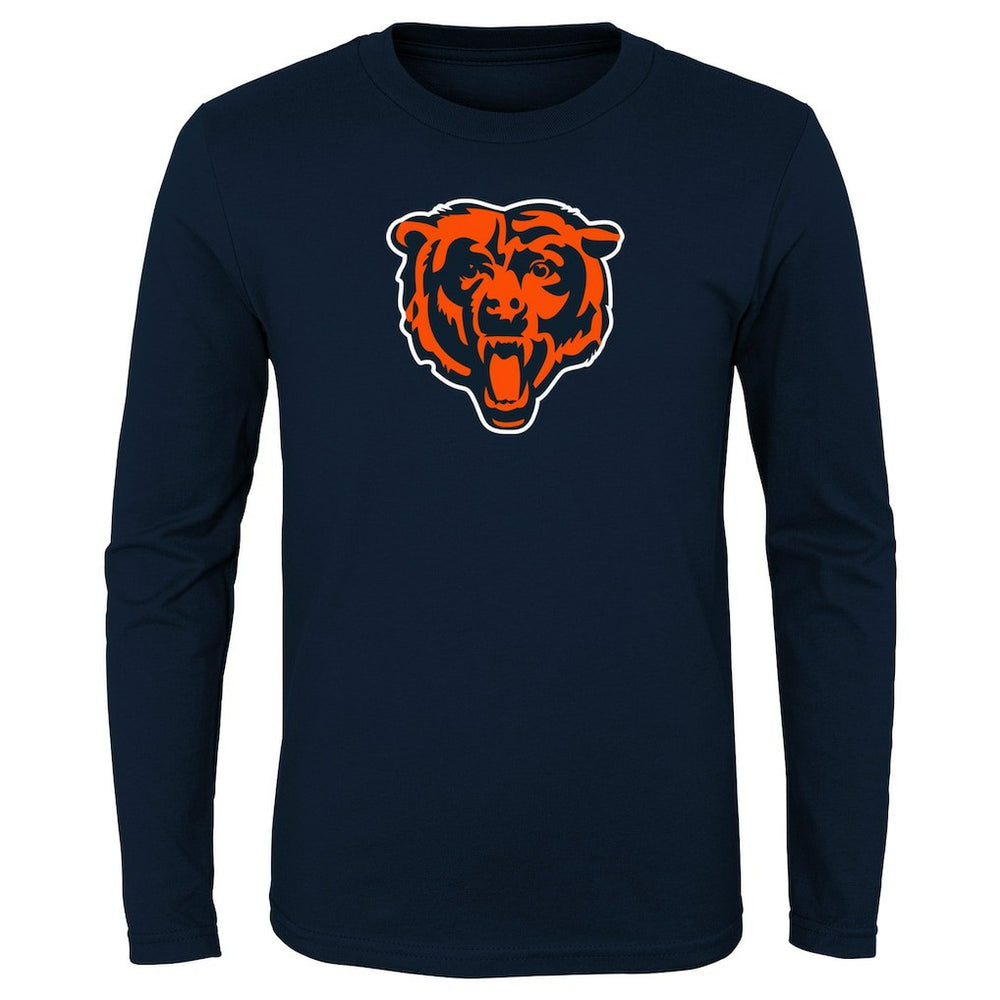 Youth Primary Logo Long Sleeve T-Shirt - Chicago Bears