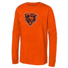 Youth Primary Logo Long Sleeve T-Shirt - Chicago Bears