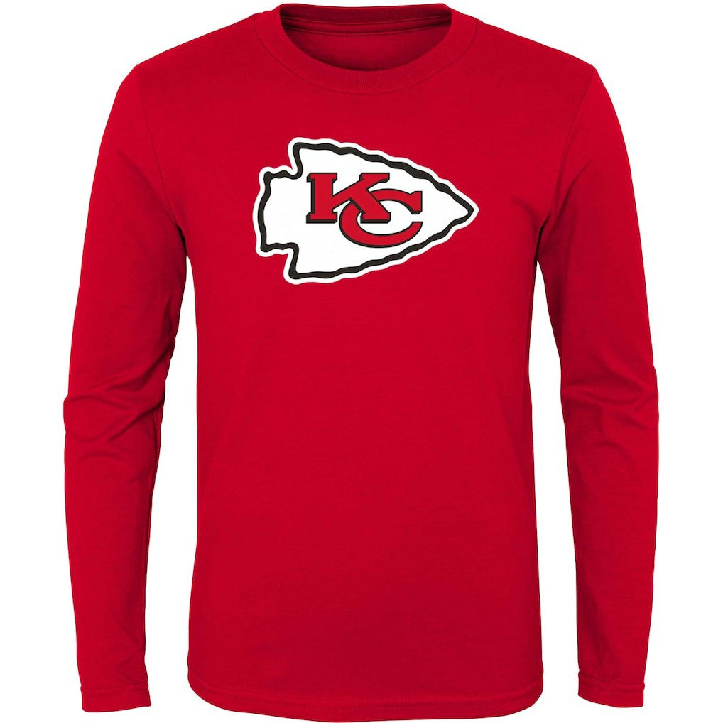 Youth Primary Logo Long Sleeve T-Shirt - Kansas City Chiefs