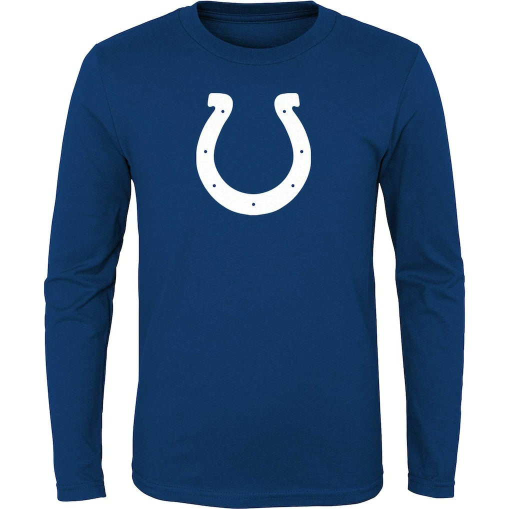 Youth Primary Logo Long Sleeve T-Shirt - Indianapolis Colts