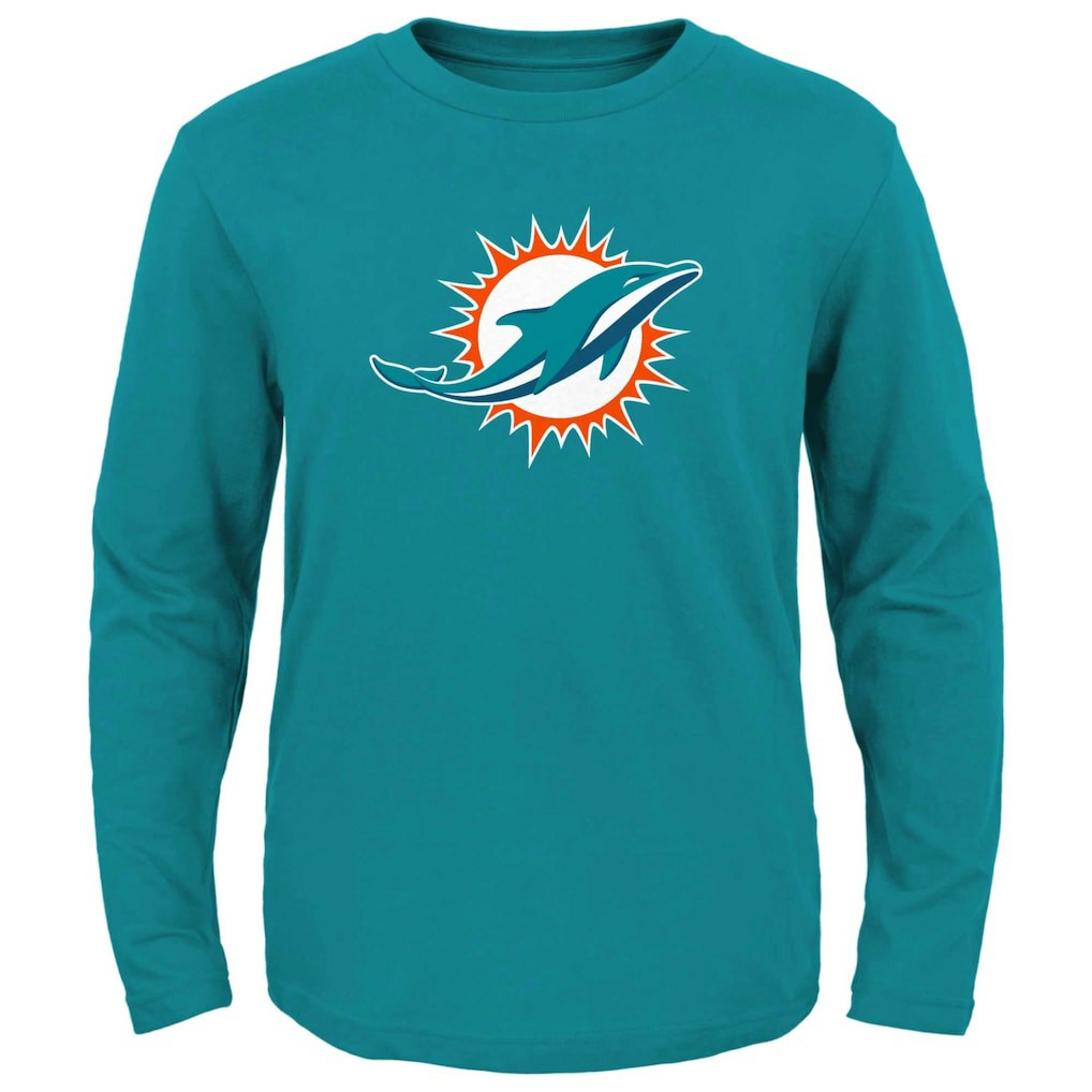 Youth Primary Logo Long Sleeve T-Shirt - Miami Dolphins