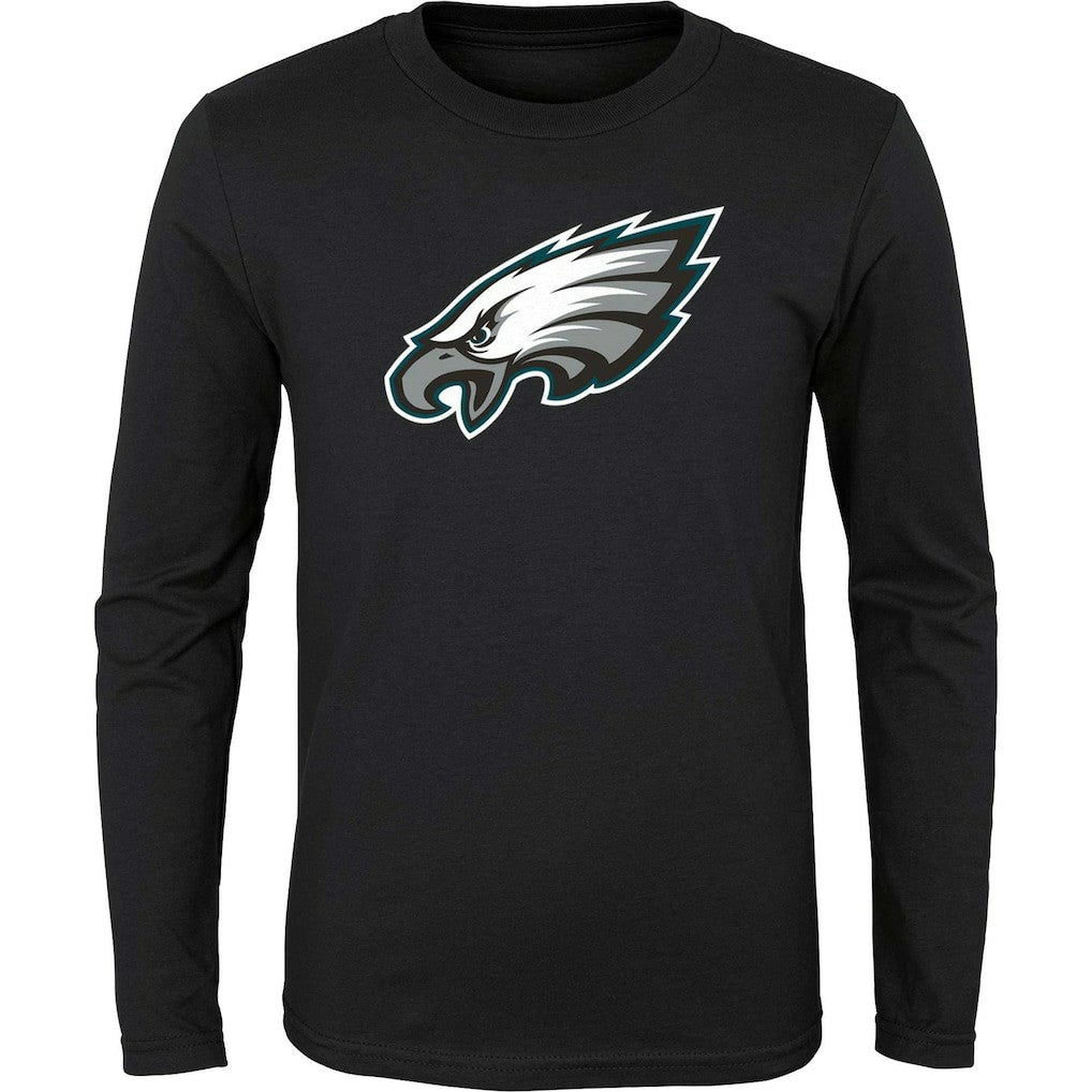 Youth Primary Logo Long Sleeve T-Shirt - Philadelphia Eagles