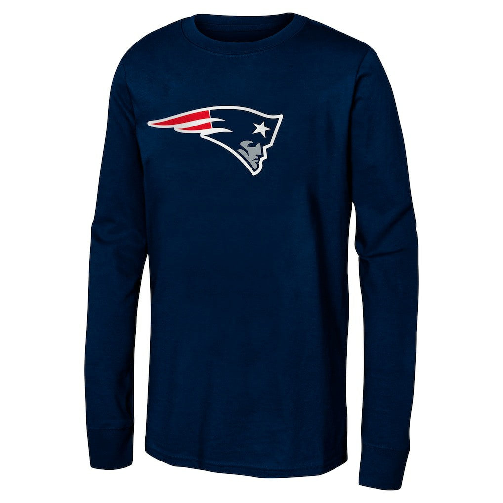 Youth Primary Logo Long Sleeve T-Shirt - New England Patriots