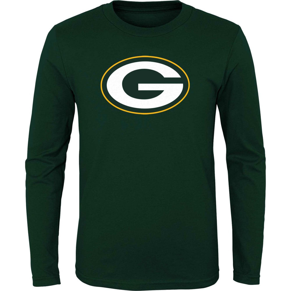 Youth Primary Logo Long Sleeve T-Shirt - Green Bay Packers