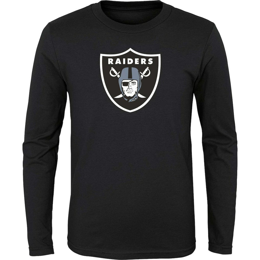 Youth Primary Logo Long Sleeve T-Shirt - Las Vegas Raiders
