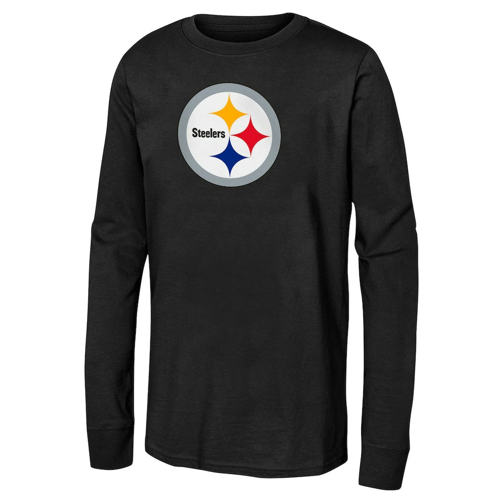 Youth Primary Logo Long Sleeve T-Shirt - Pittsburgh Steelers