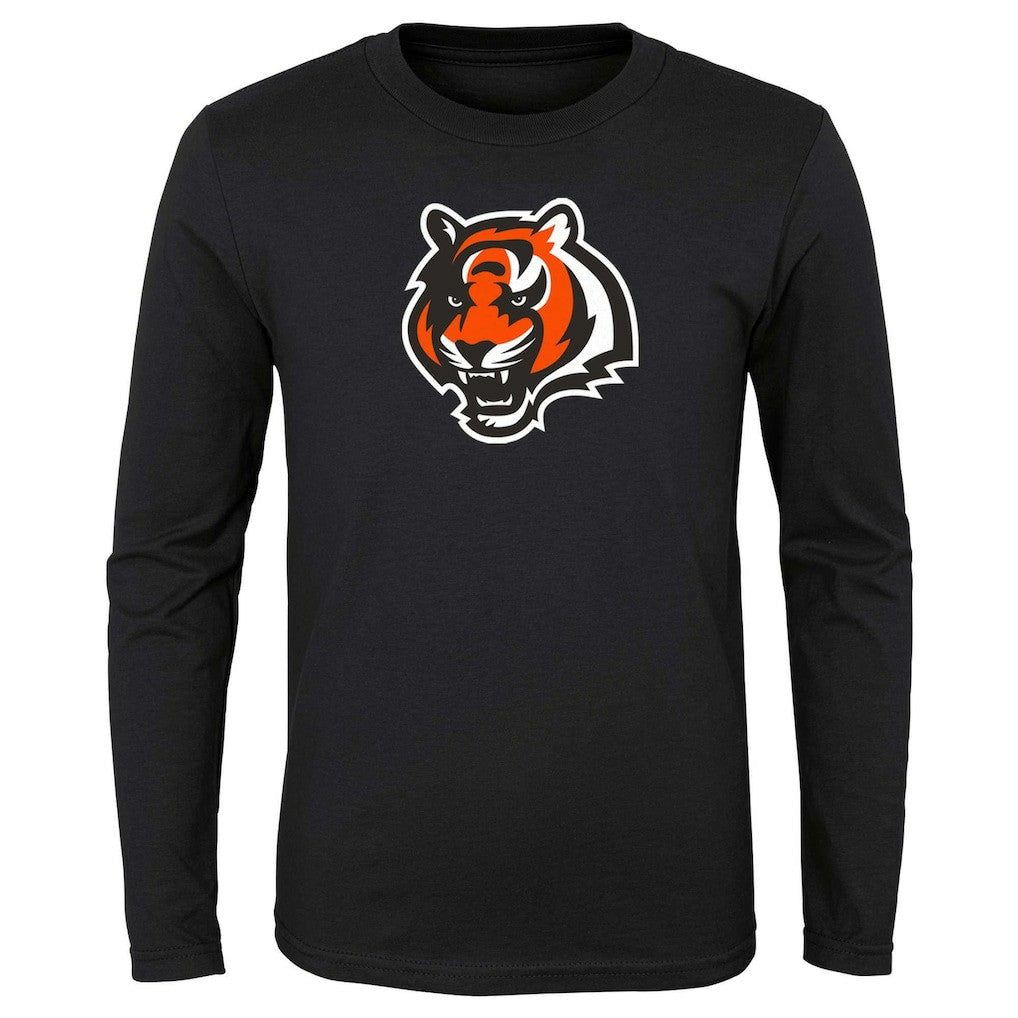 Preschool Primary Logo Long Sleeve T-Shirt - Cincinnati Bengals